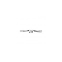 Anillo nuevo solitario de 0.05 ct en 14k