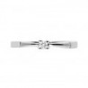 Anillo nuevo solitario de 0.05 ct en 14k