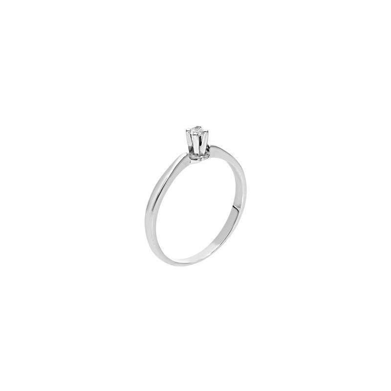Anillo solitario de 0.04 ct