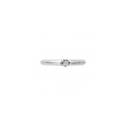 Anillo solitario con un diamante de 0.05 ct