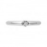 Anillo solitario con un diamante de 0.05 ct