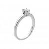 Anillo solitario con diamante 0.15 ct
