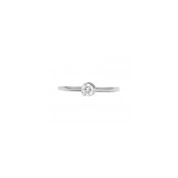 Original anillo solitario de 0.16 ct